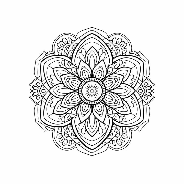 Color Me Mandala Art Print