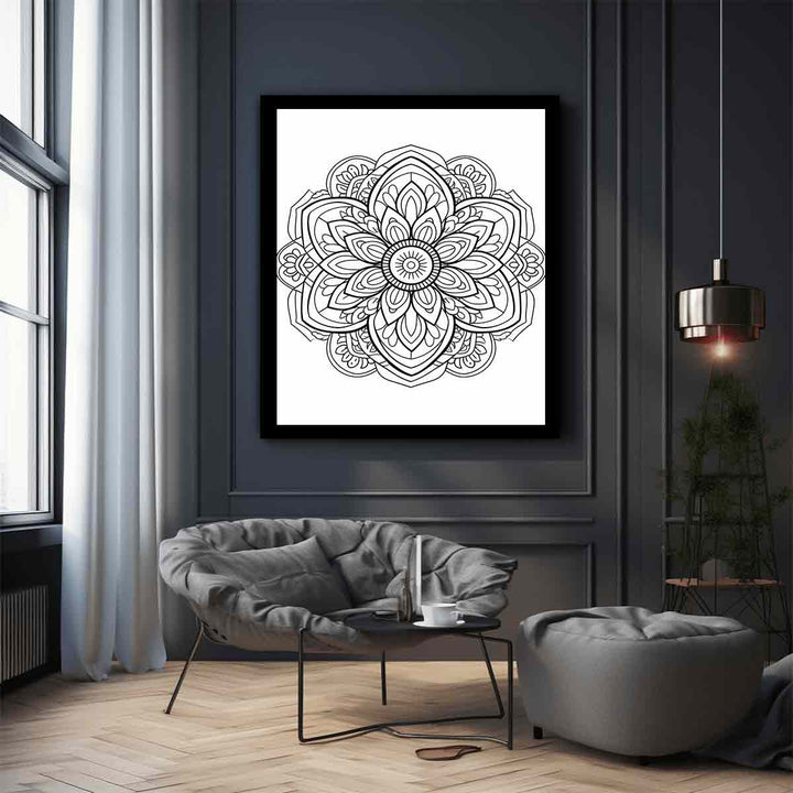 Color Me Mandala Art Print