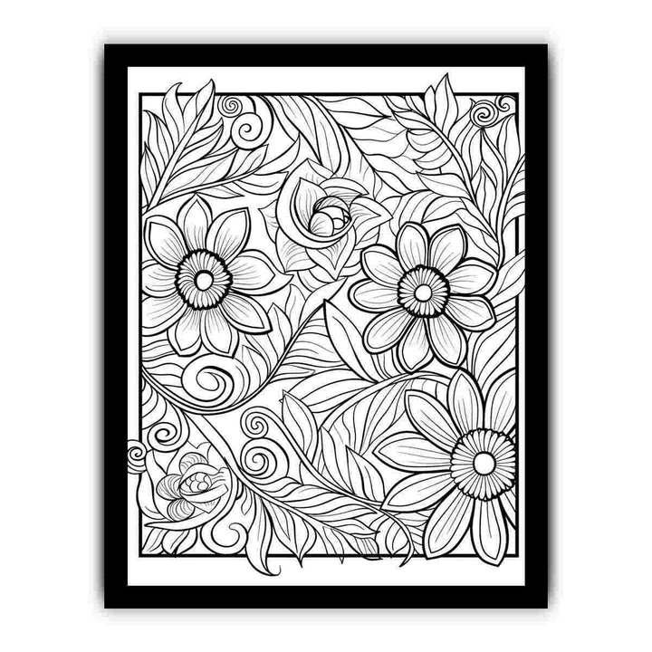 Color Me Art framed Print