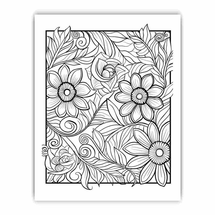 Color Me Art framed Print