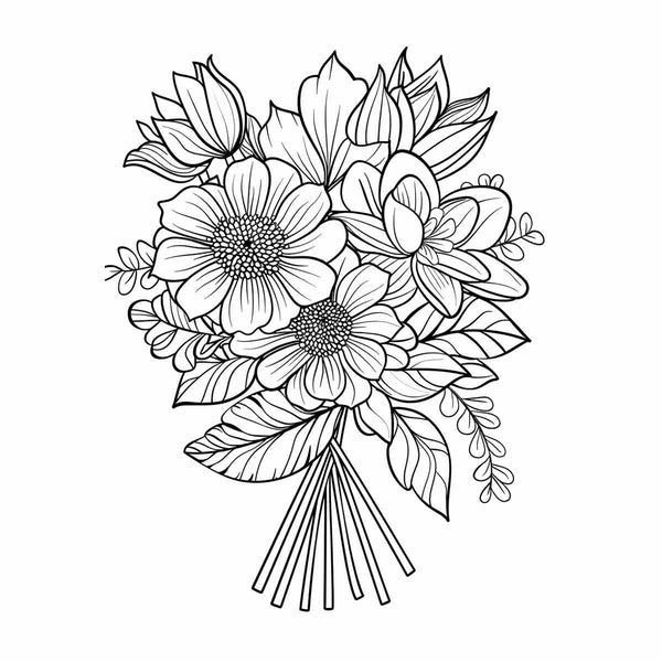 Color Me Floral Art Print