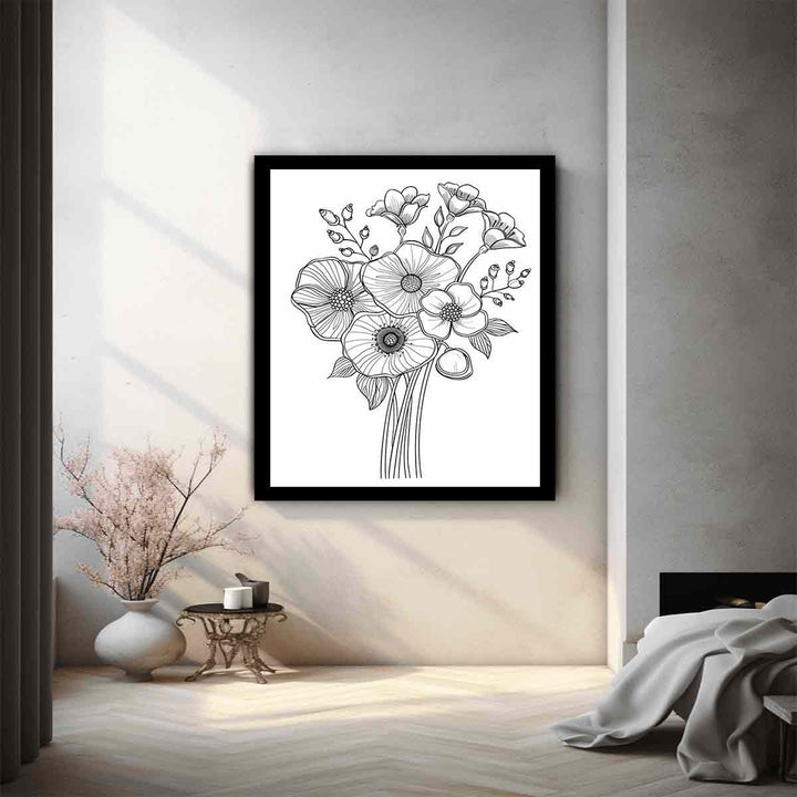 Color Me Floral  Art Art Print