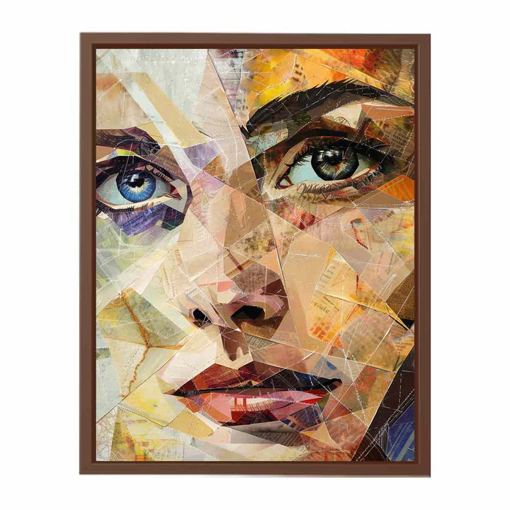 Portrait Patchwork Painting