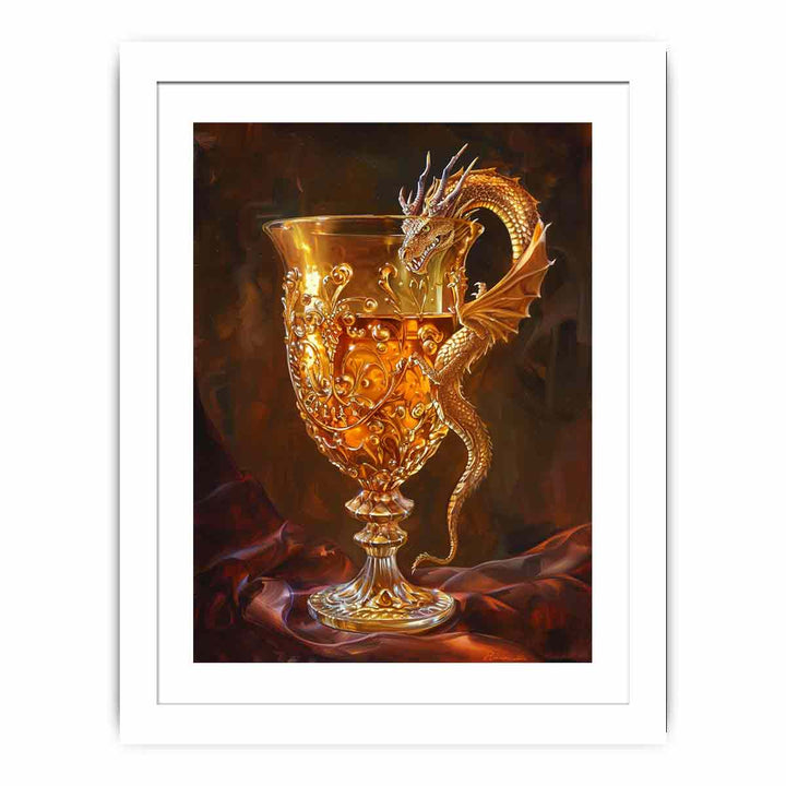 Dragon Glass framed Print