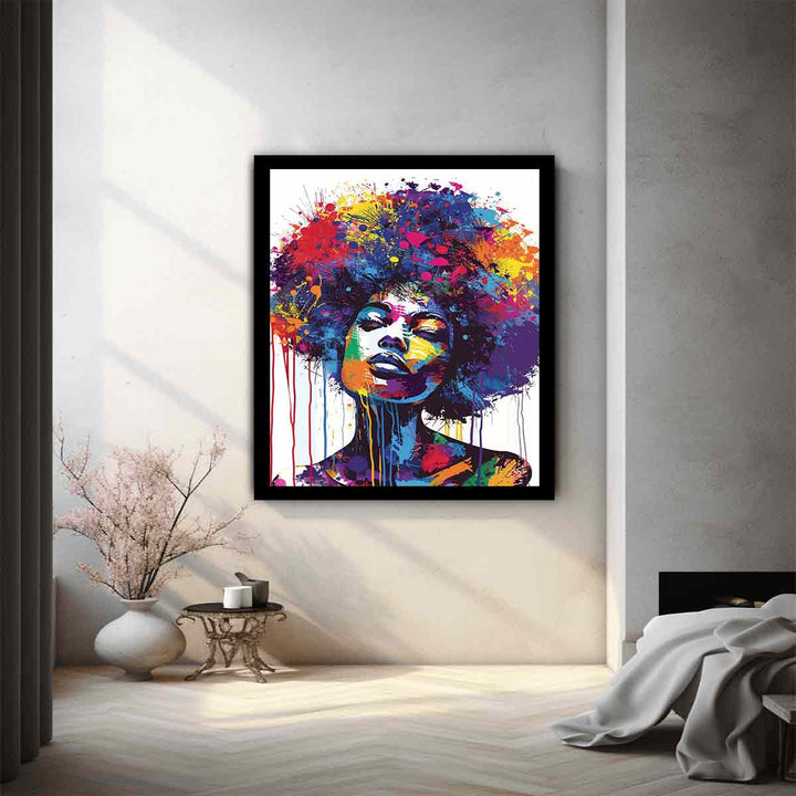 Afro Art Print