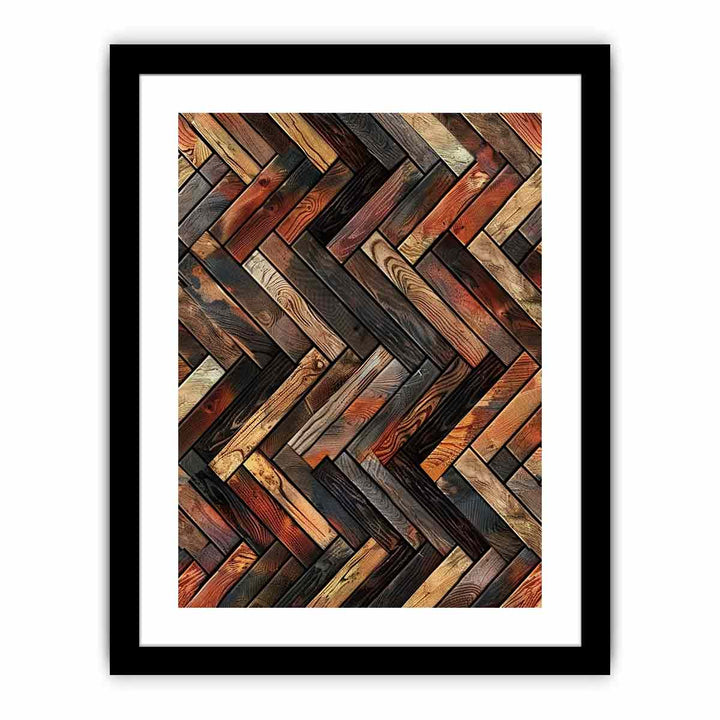 Pattern framed Print