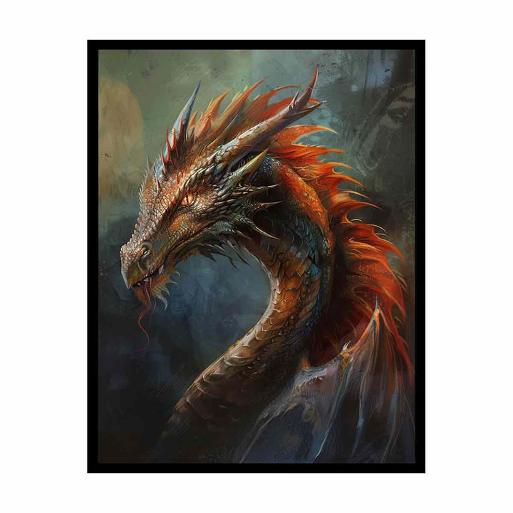 Dragon 5 canvas Print