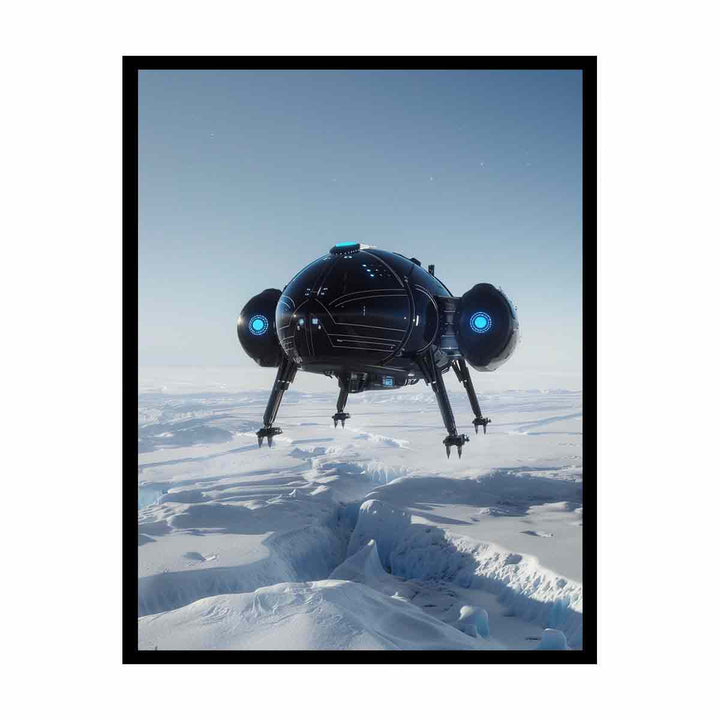 Space Ship canvas Print