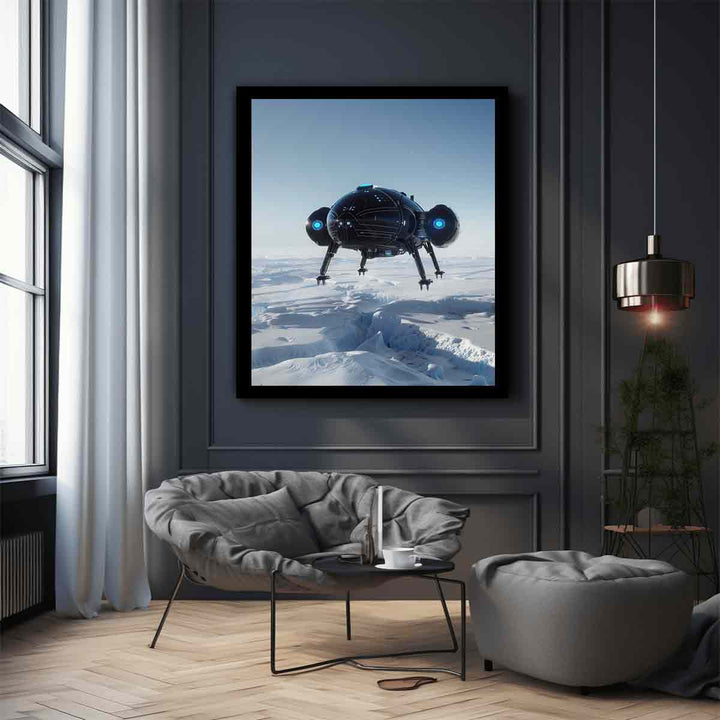 Space Ship Art Print