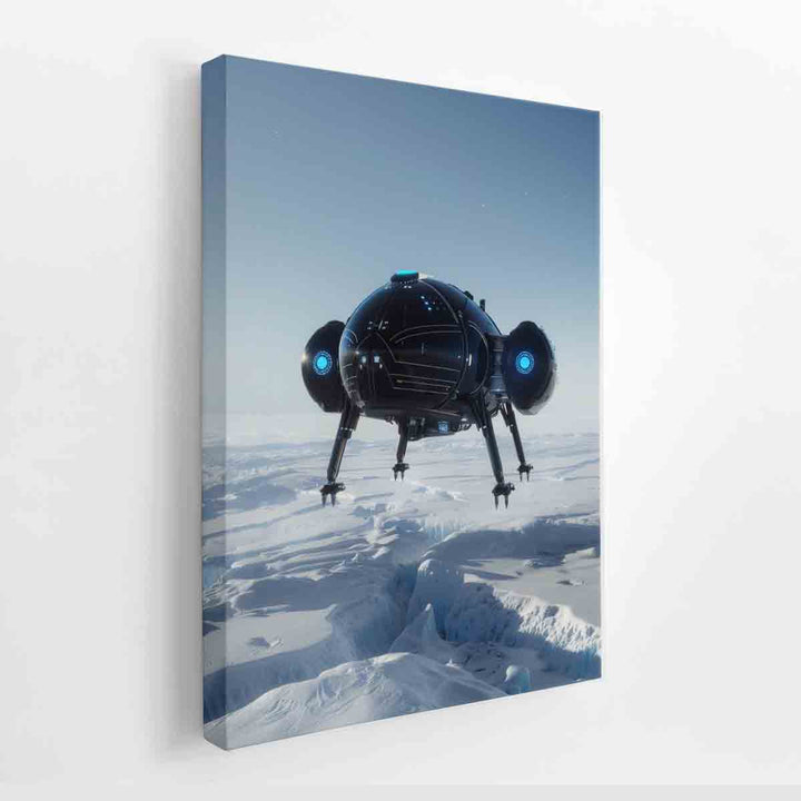 Space Ship canvas Print