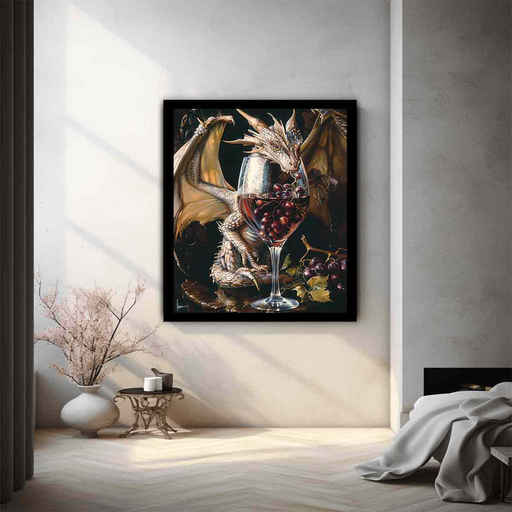 Dragon Wine Art Print