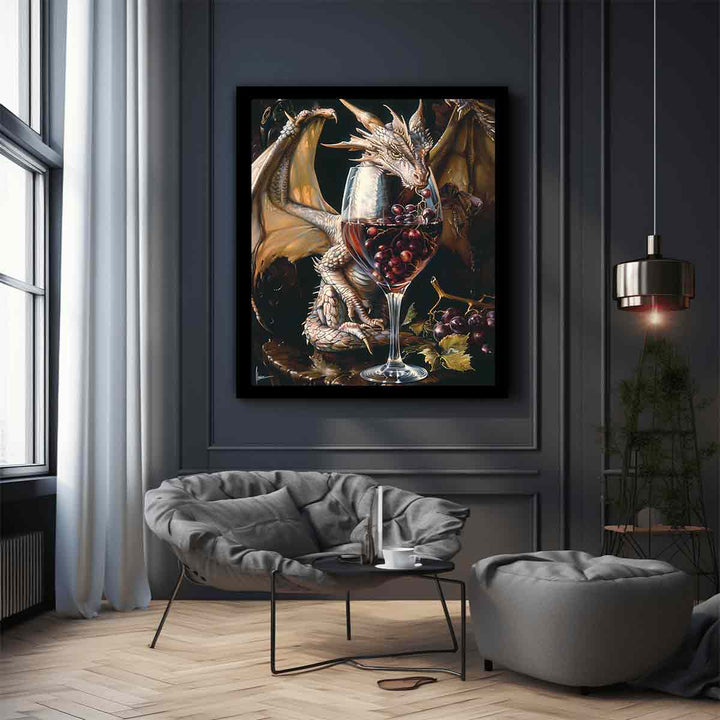 Dragon Wine Art Print