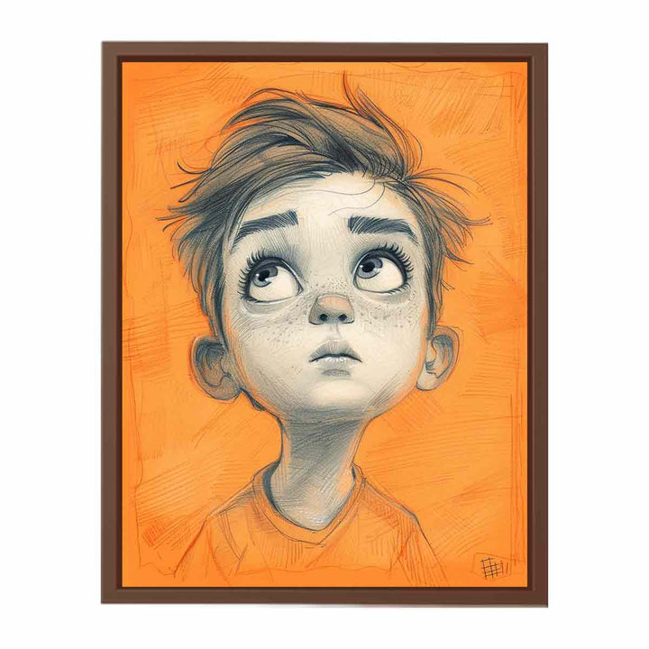 Baby Cartoon Art Painting