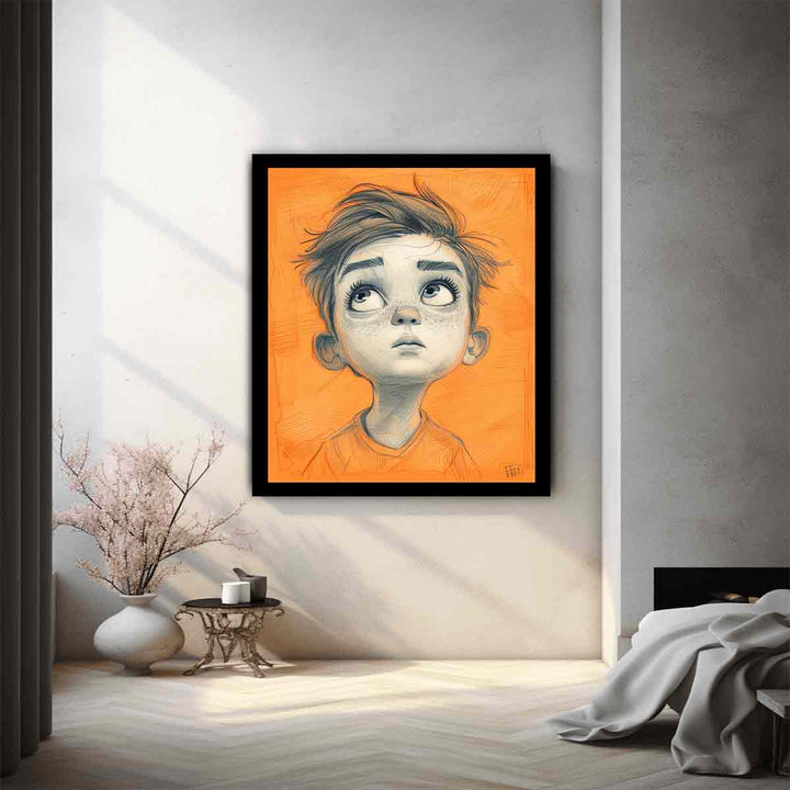 Baby Cartoon Art Art Print