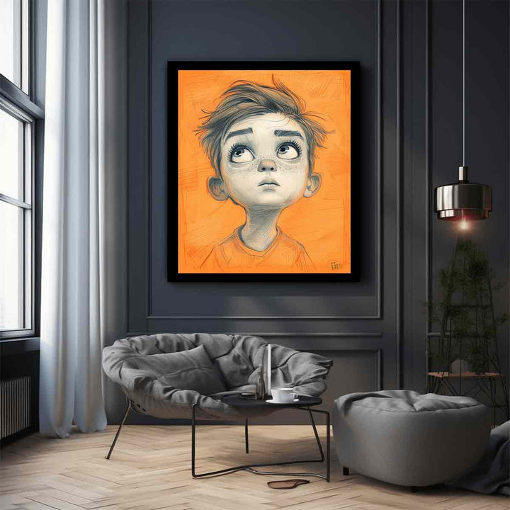 Baby Cartoon Art Art Print