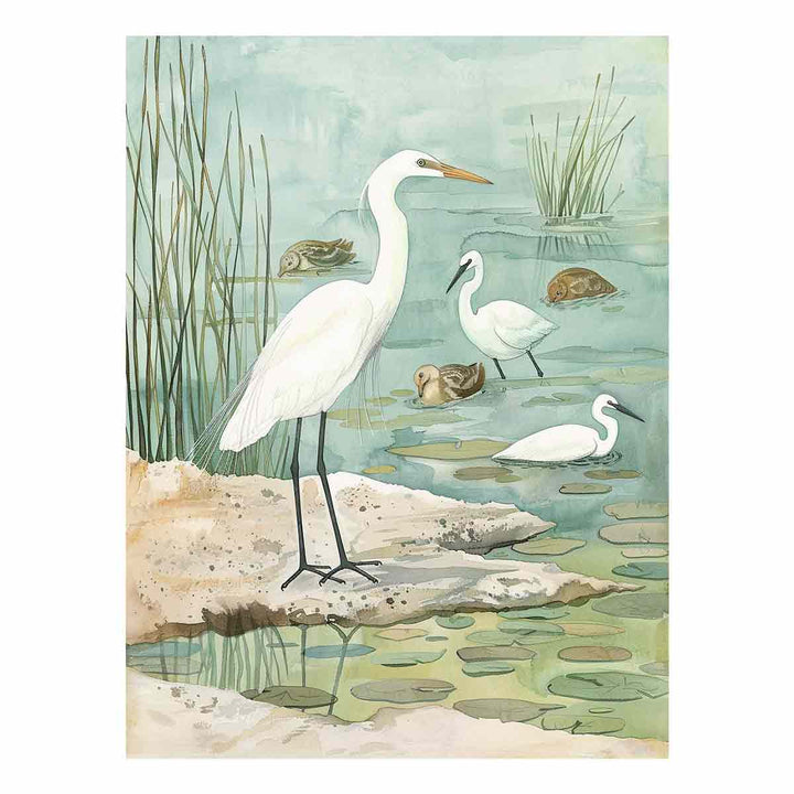 Heron Art Print