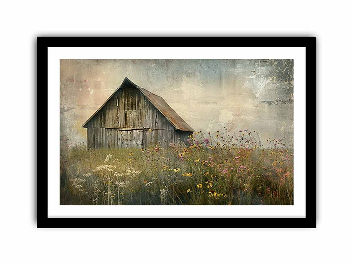 Rustic Barn Countryside framed Print