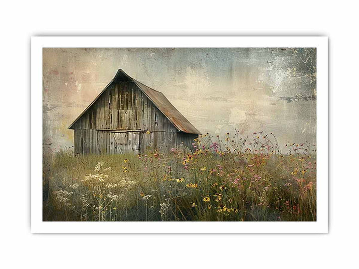 Rustic Barn Countryside framed Print