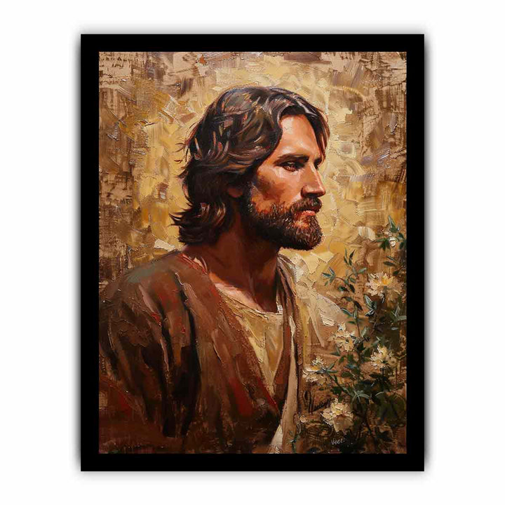 Jesus Portrait  framed Print