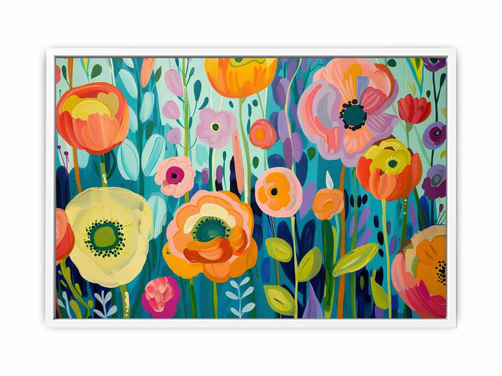 Colorful Flowers Painting