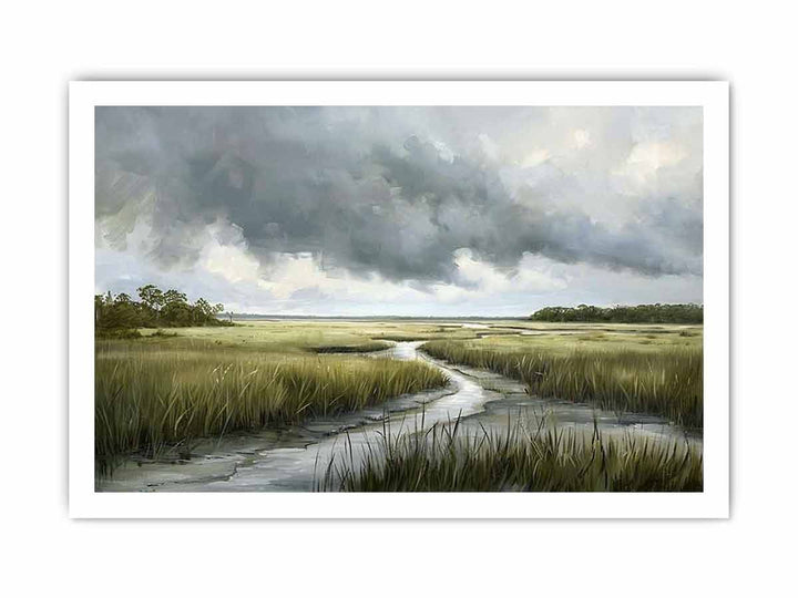 Coastal Lowlands In South Carolina framed Print