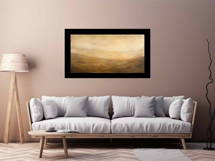 Abstract Landscape Hill Art Print