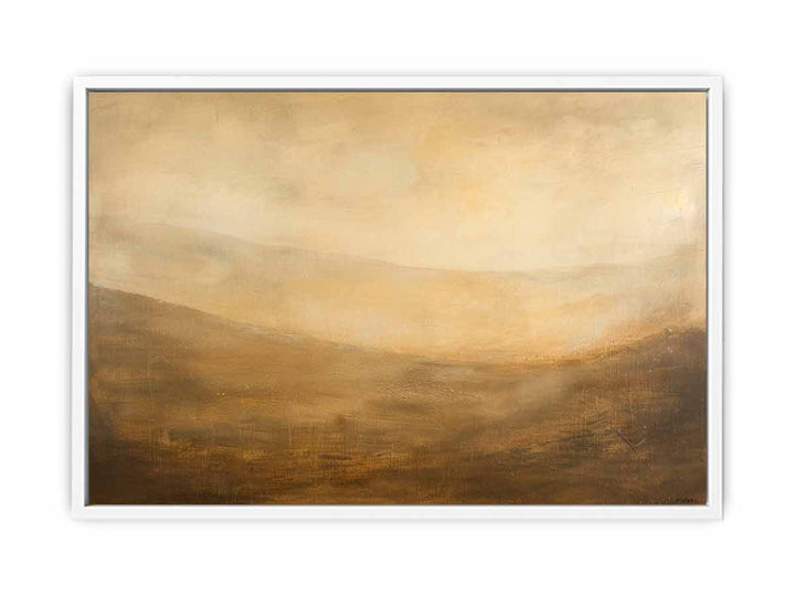 Abstract Landscape Hill Painting