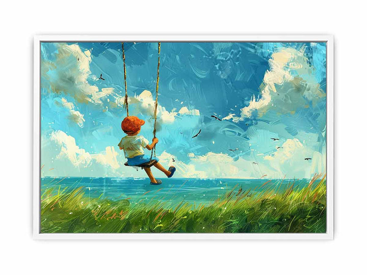 Swinging Kid Painting