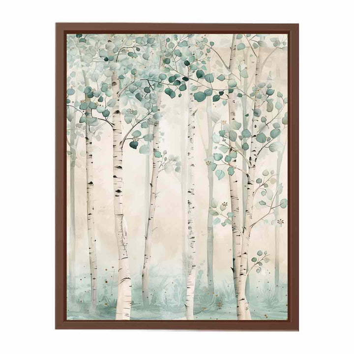 Beautoful Birch Trees Painting