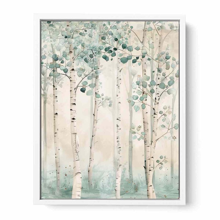 Beautoful Birch Trees Painting