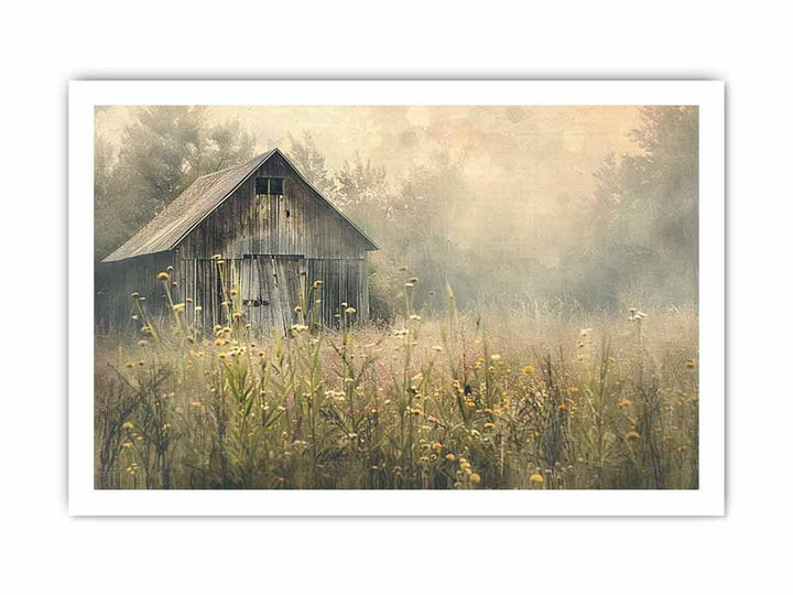 Old Barn framed Print