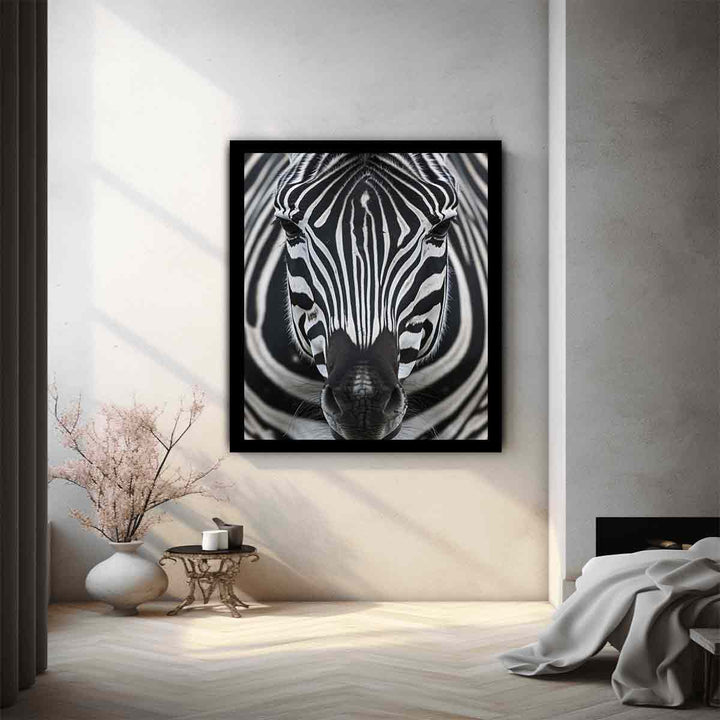  Zebra  Nearby Art Print