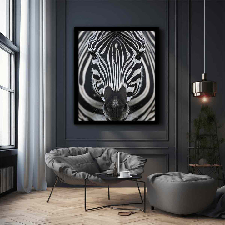  Zebra  Nearby Art Print