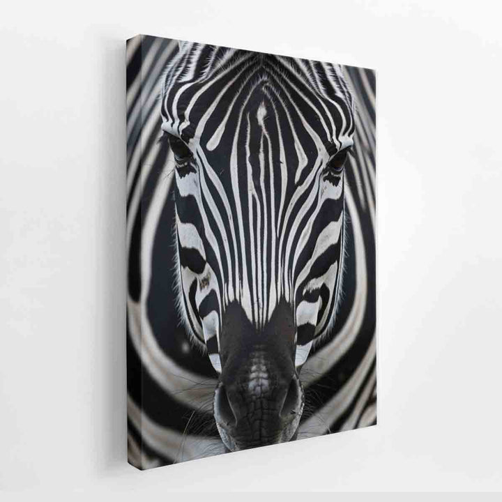  Zebra  Nearby canvas Print