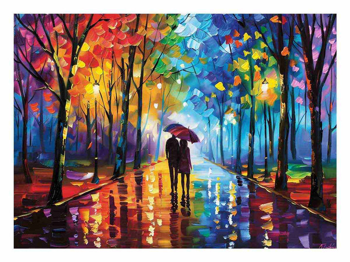 Couple Street Art Print