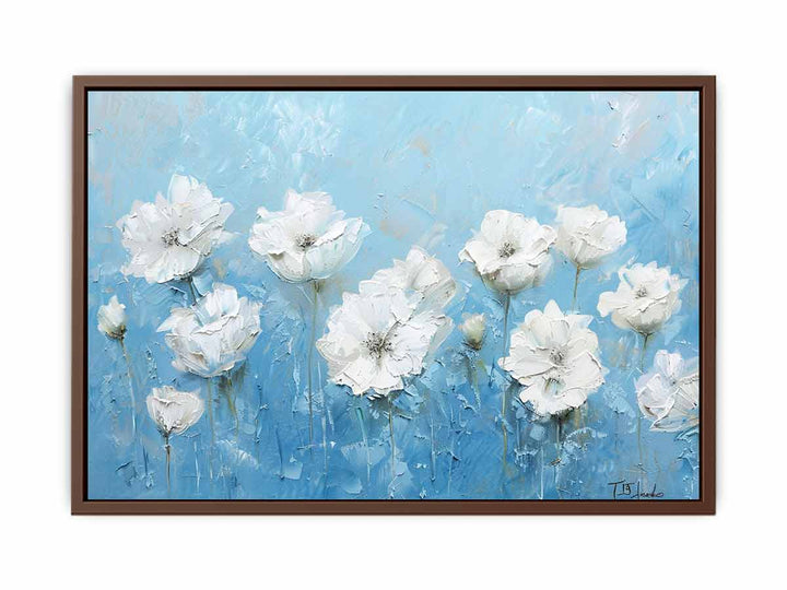 White Flowers Painting