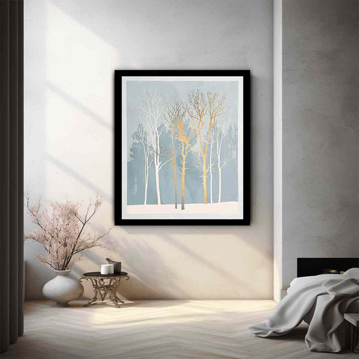 White Tree Art Print