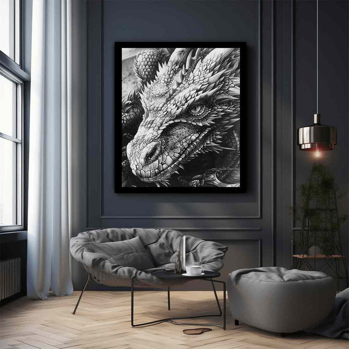 Dragon Drawing Art Print