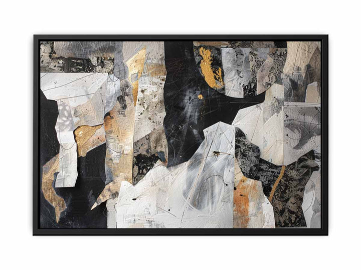 Collage Of Abstract canvas Print