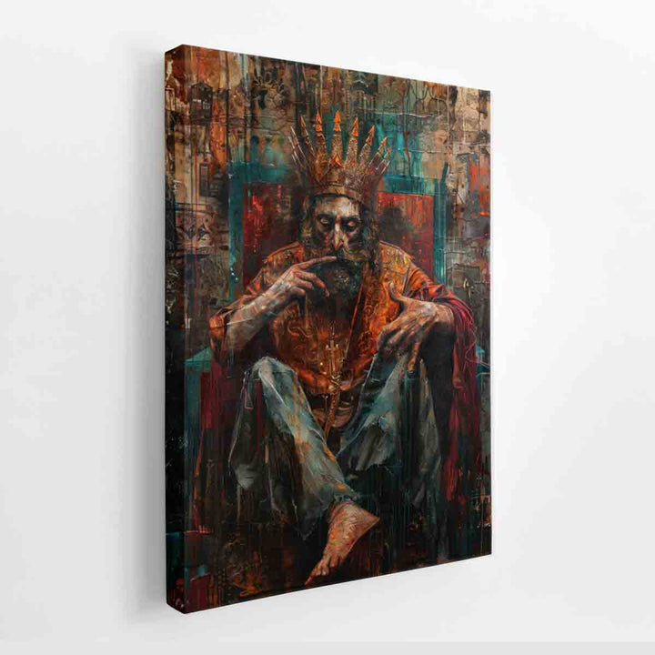 Vintage King canvas Print