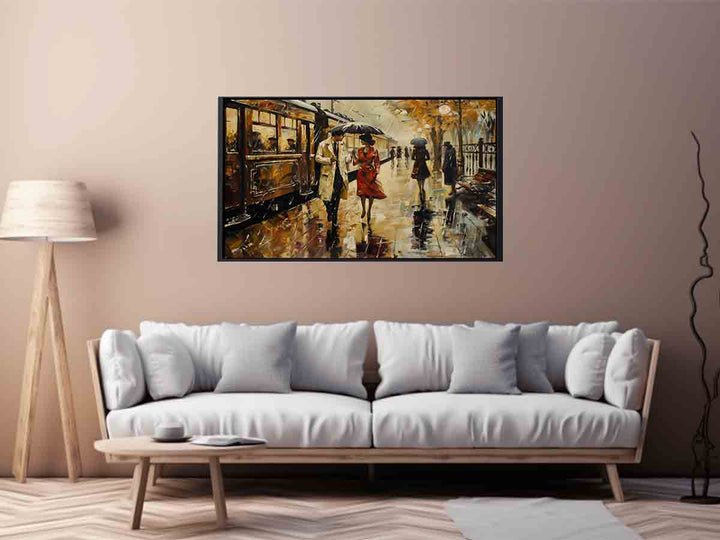 Vintage Parisian Station Art Print