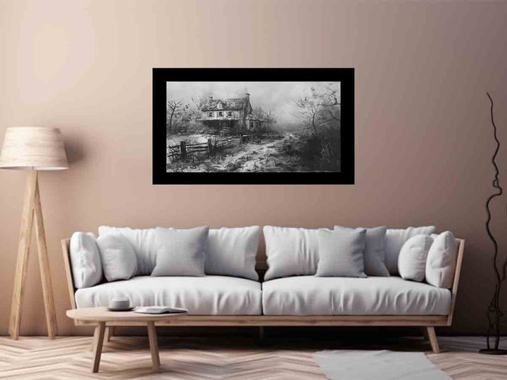 Charcol house Art Print