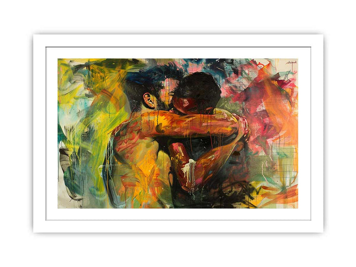 Big Hug framed Print