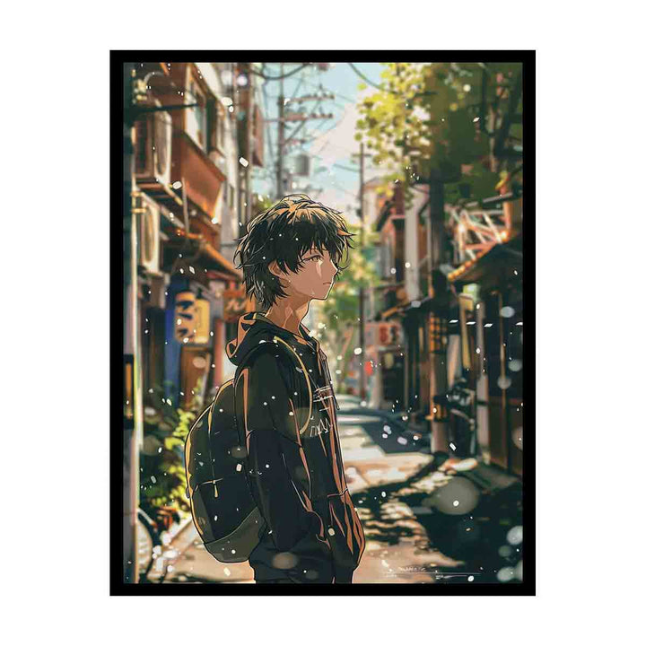 Anime Boy canvas Print