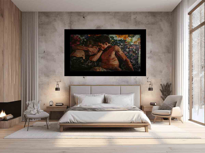 Guys Sleeping Painting  Art Print