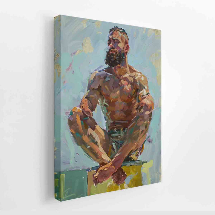 Morning Man canvas Print