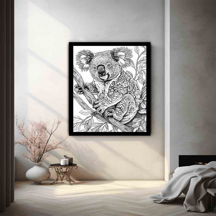 Color Me Koala Art Print