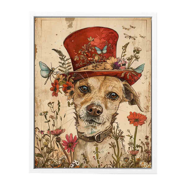 Whimsical Dog Painting