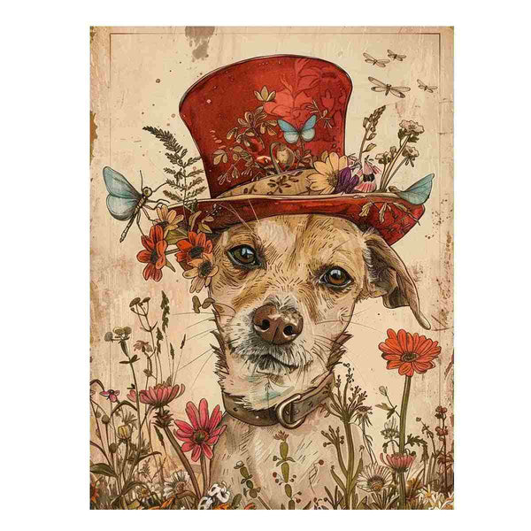 Whimsical Dog Art Print