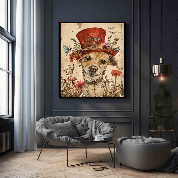 Whimsical Dog Art Print